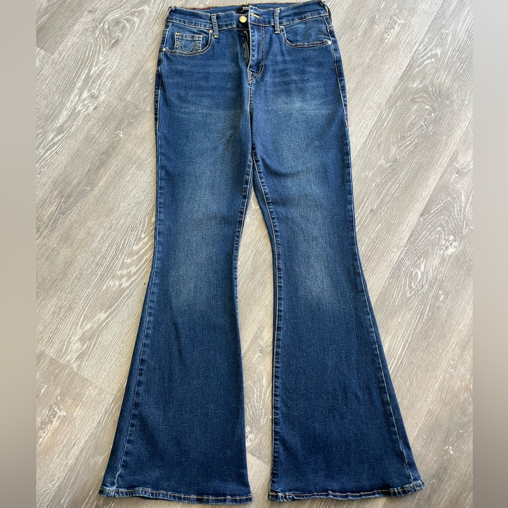 TRUE RELIGION Y2K Charlies Dark Blue Vintage Flare Jeans